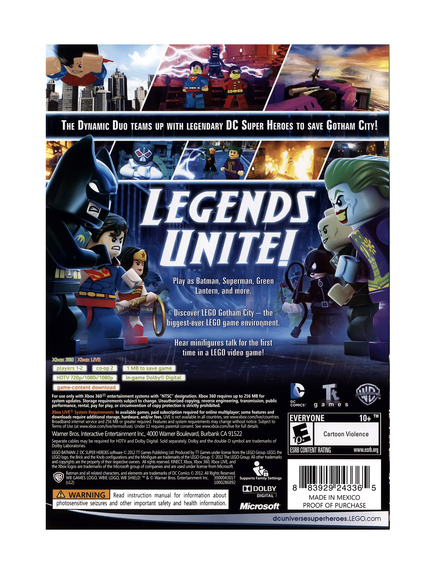 Lego Batman 2 DC Super Heroes (cib)