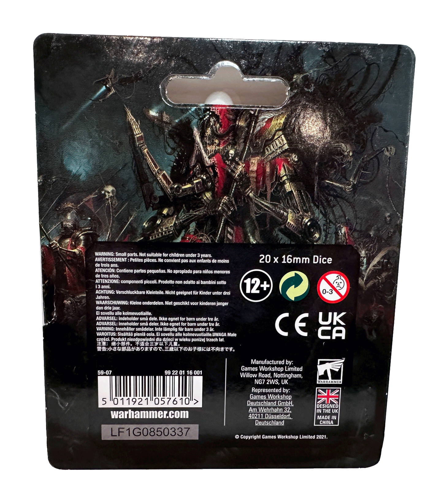 Warhammer 40K - Adeptus Mechanicus Dice (20 dice)