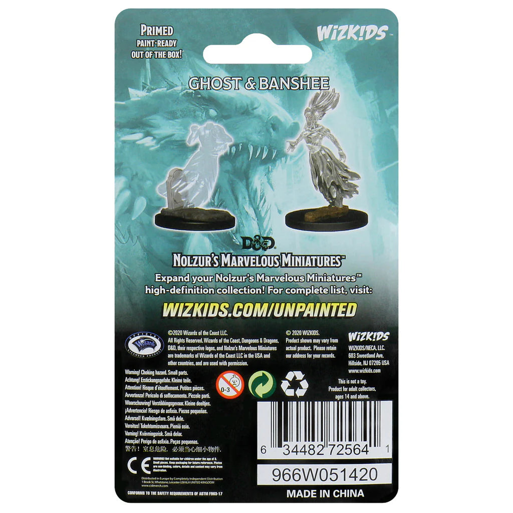 D&D Nolzur's Marvelous Miniatures Ghost & Banshee 72564