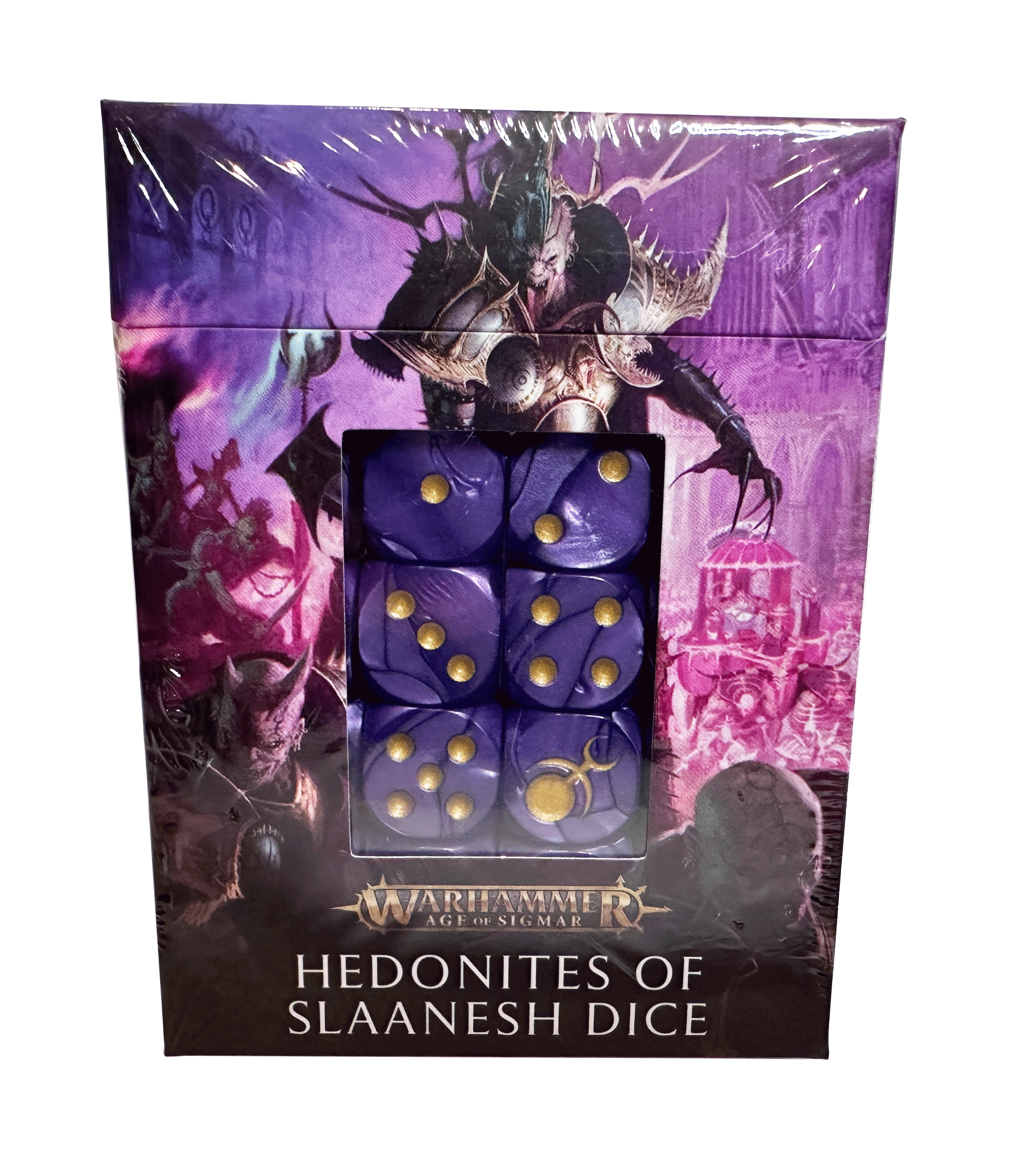 キャラクター Warhammer Hedonites of Slaanesh Dice AOS-Hedonites-of-Slaanesh-Dice