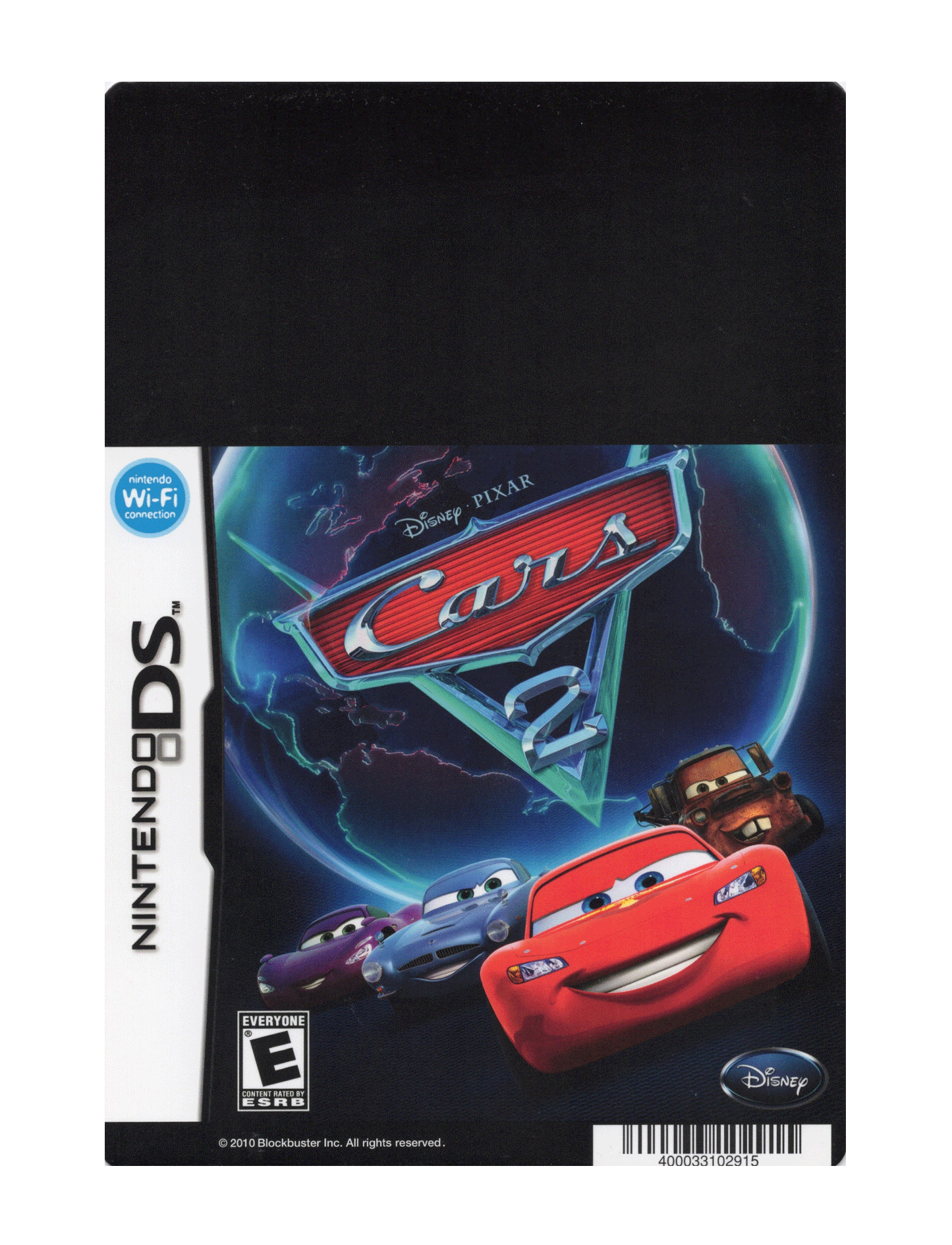 Blockbuster Video Placeholder Display Card (Cars 2 - DS)