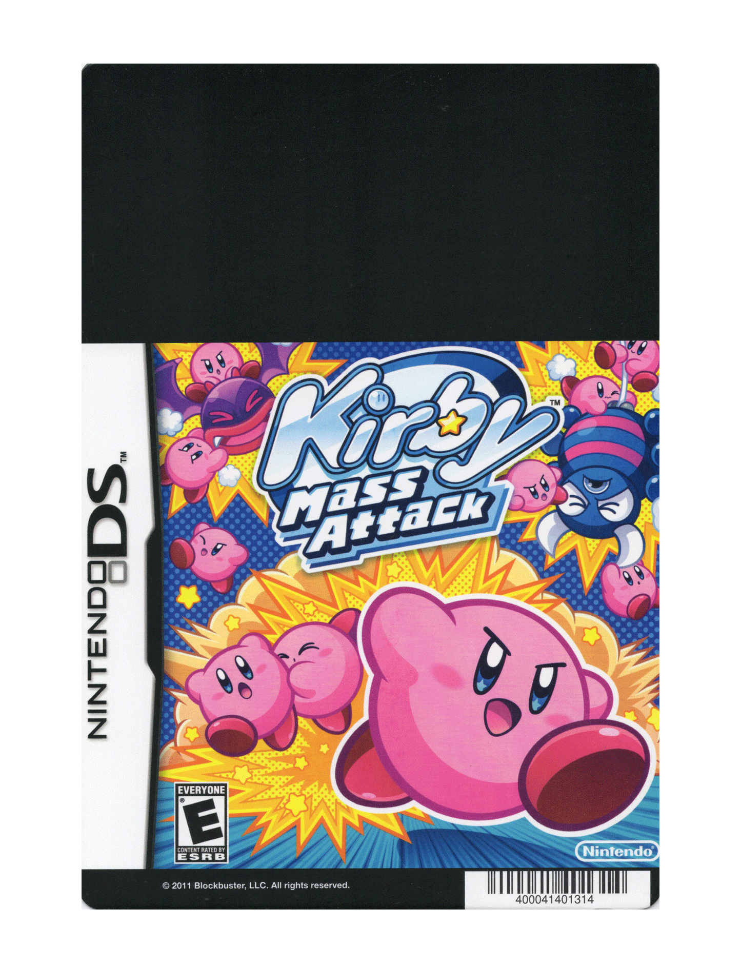 Blockbuster Video Placeholder Display Card (Kirby Mass Attack - DS)
