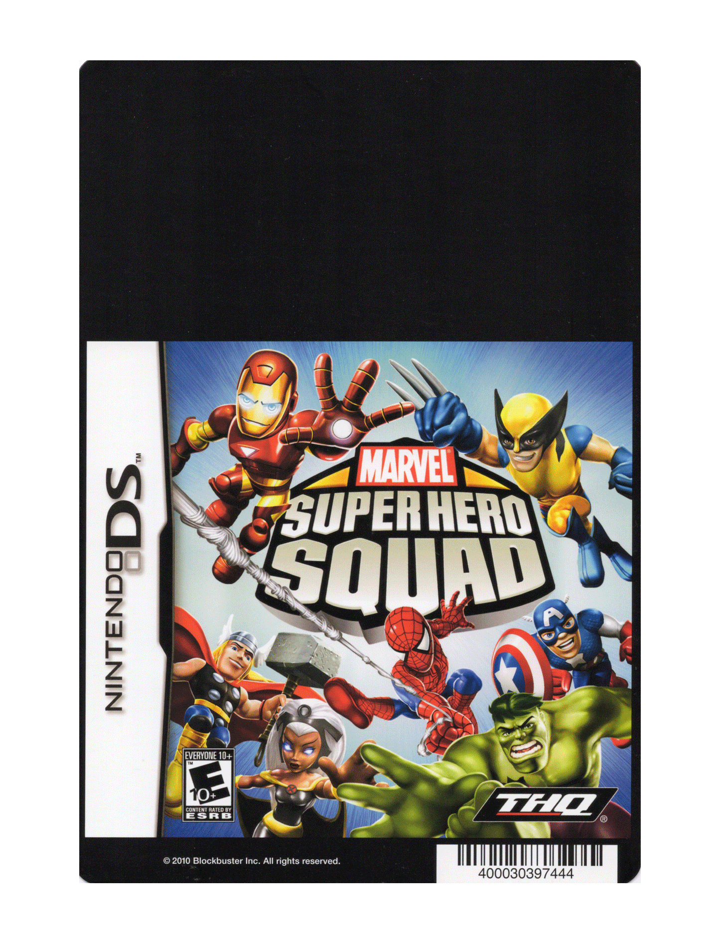 Blockbuster Video Placeholder Display Card (Marvel Super Hero Squad - DS)