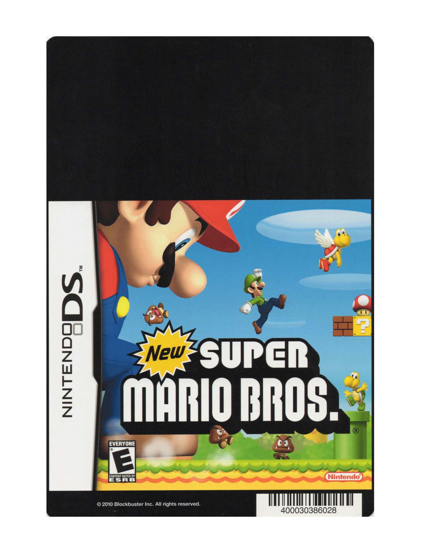 Blockbuster Video Placeholder/ Display Card (New Super Mario Bros. - DS)