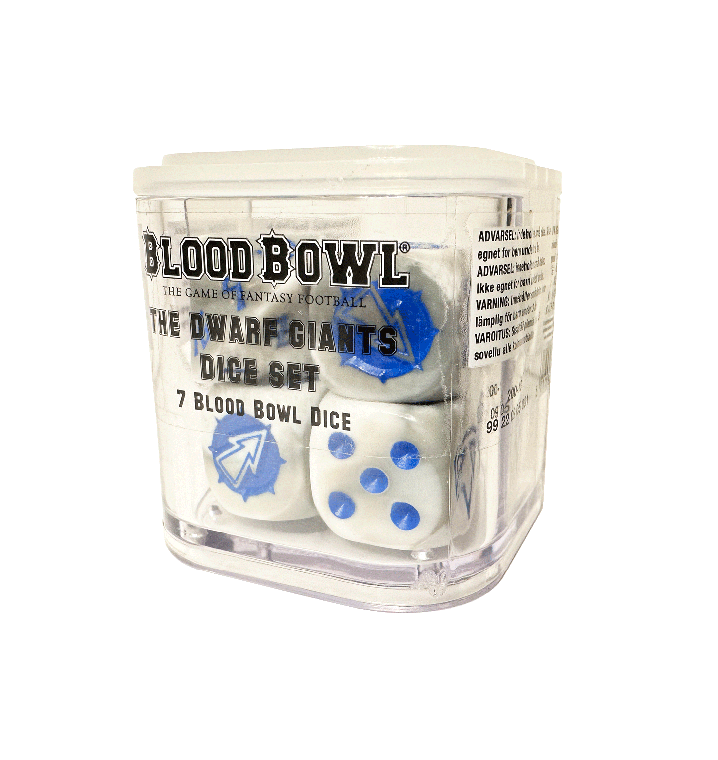 Blood Bowl - Dwarf Giants Dice Set (7 Dice)