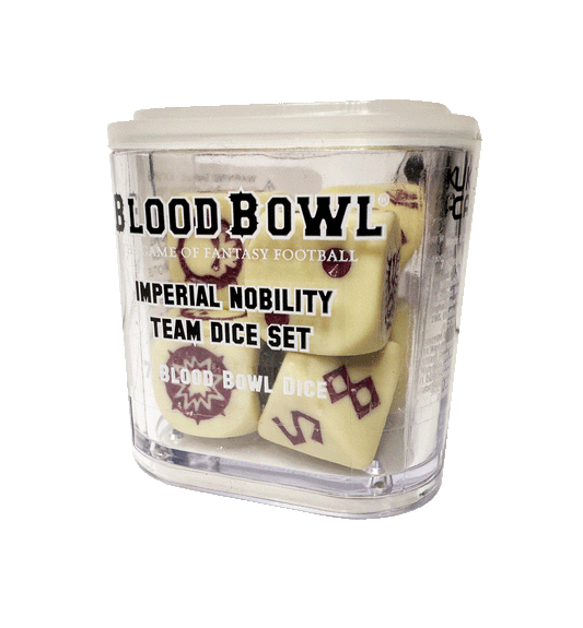 Blood Bowl - Imperial Nobility Team Dice Set (7 Dice)