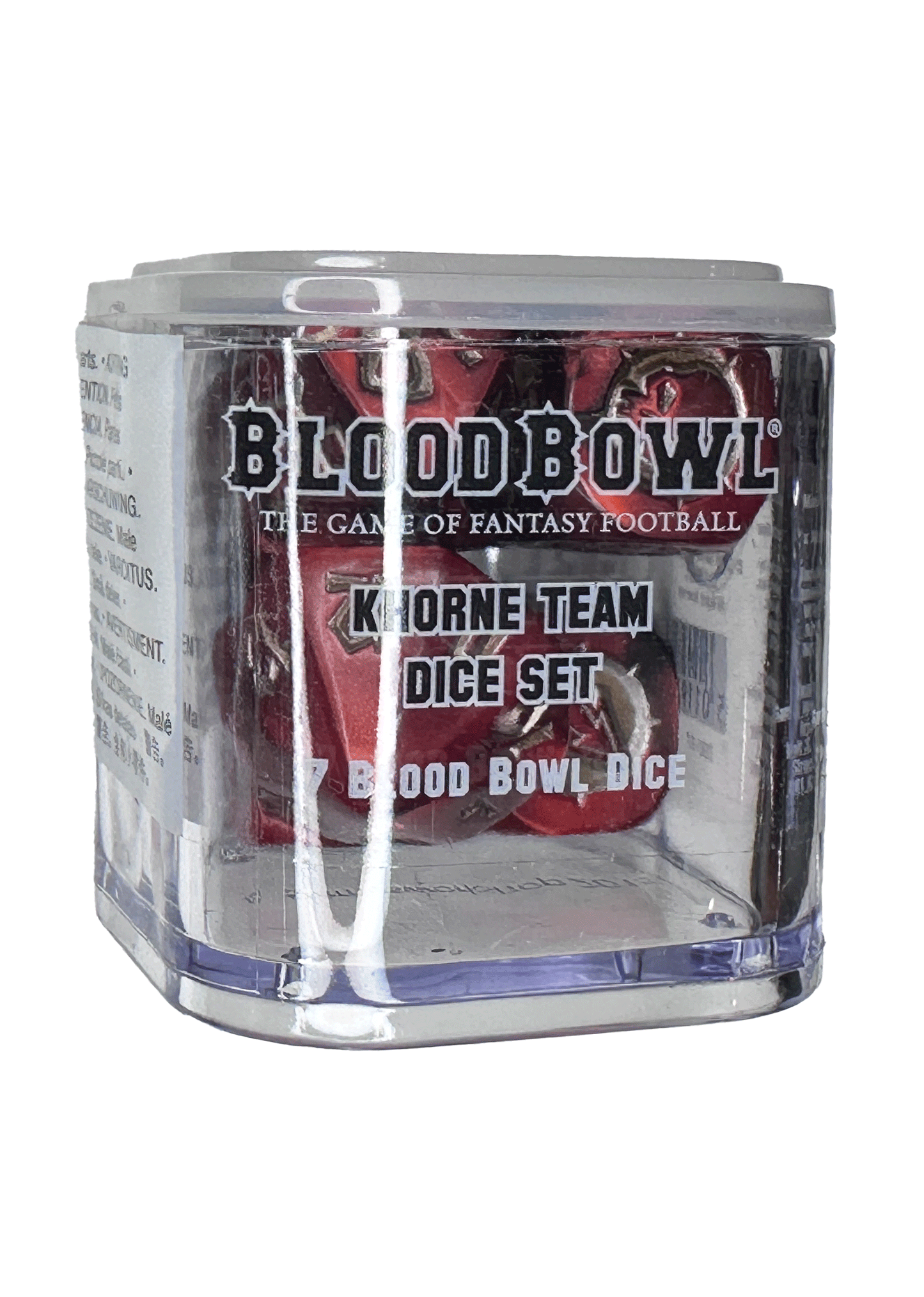 Blood Bowl - Khorne Team Dice Set (7 Dice)