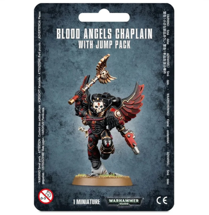 Blood Angels Chaplain with Jump Pack