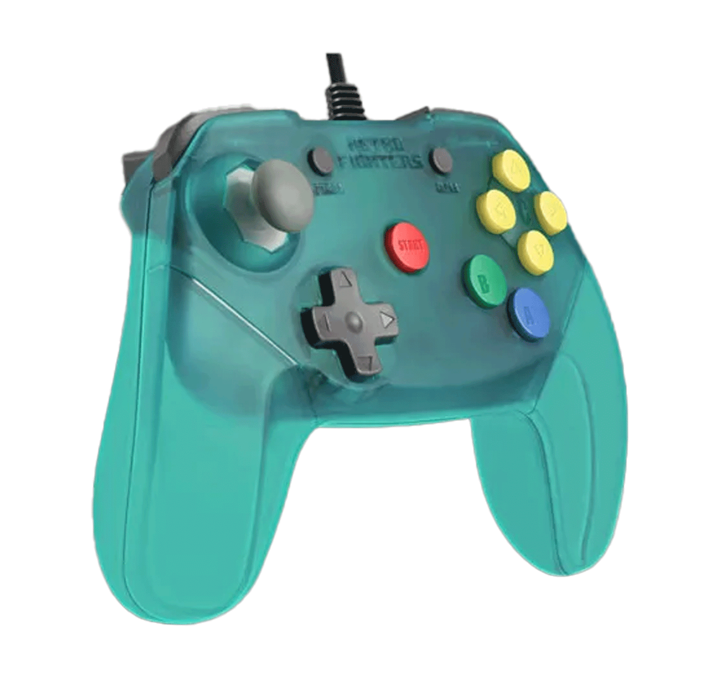 Brawler64 (Ice Blue) Wired Controller for N64