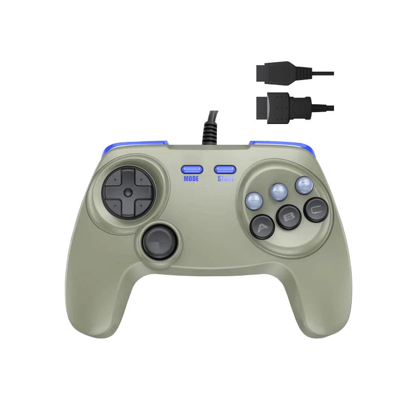 Brawler Gen Controller for Sega Genesis (Special Edition Gray)