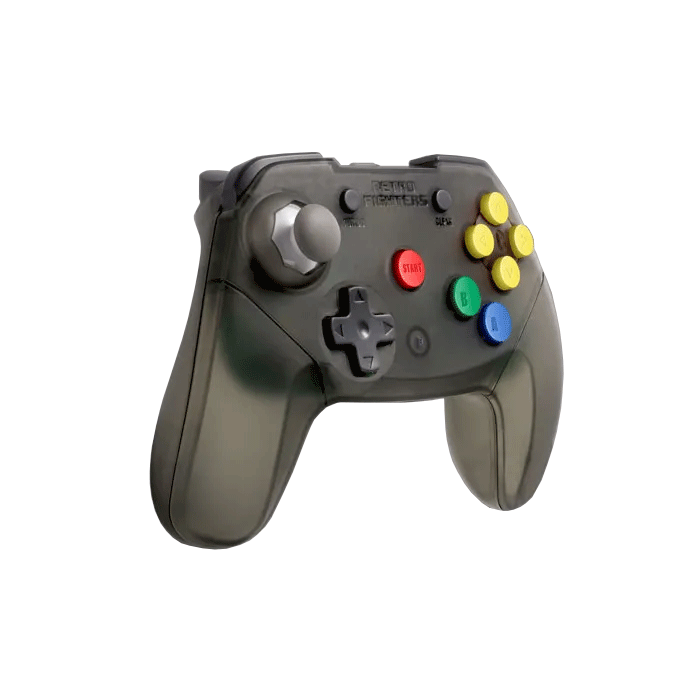 Brawler64 Wireless Edition (Smoke Gray) Controller for N64