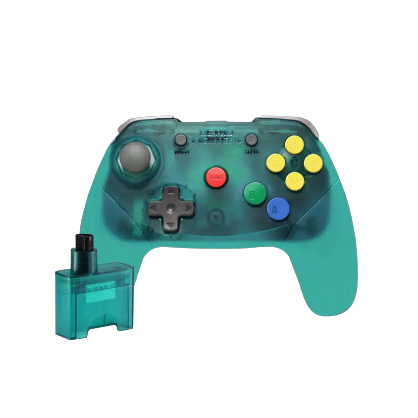 Brawler64 Wireless Edition Controller for N64 (Ice Blue)