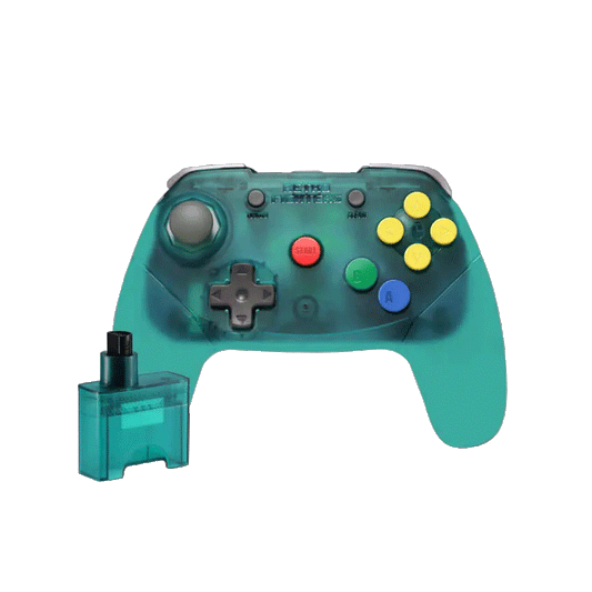 Brawler64 Wireless Edition Controller for N64 (Ice Blue)