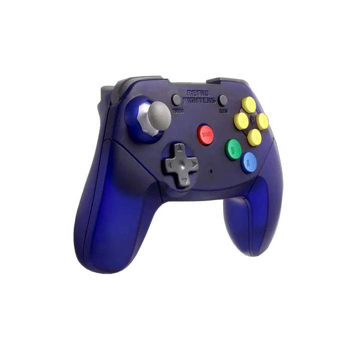 Brawler64 Wireless Edition Controller for N64 (Grape Purple)