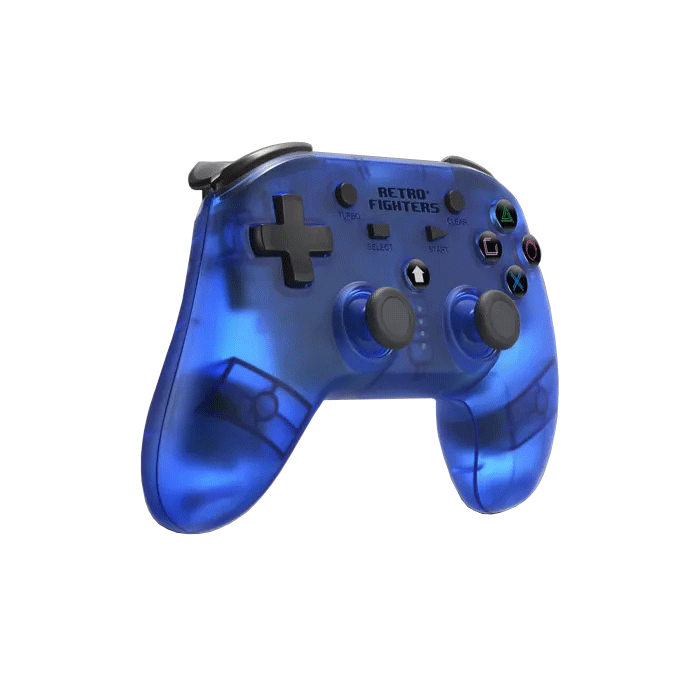 Defender (Clear Blue) Wireless Controller for PS1®/ PS2®/ PS3®/ PS Classic/ Switch/ PC
