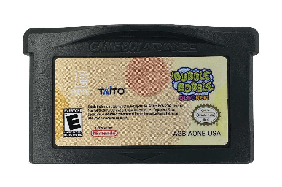 Bubble Bobble Old & New (cart)