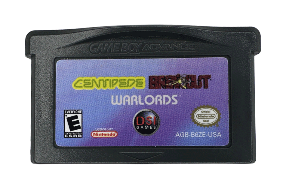 Centipede/ Breakout/ Warlords (Cart)