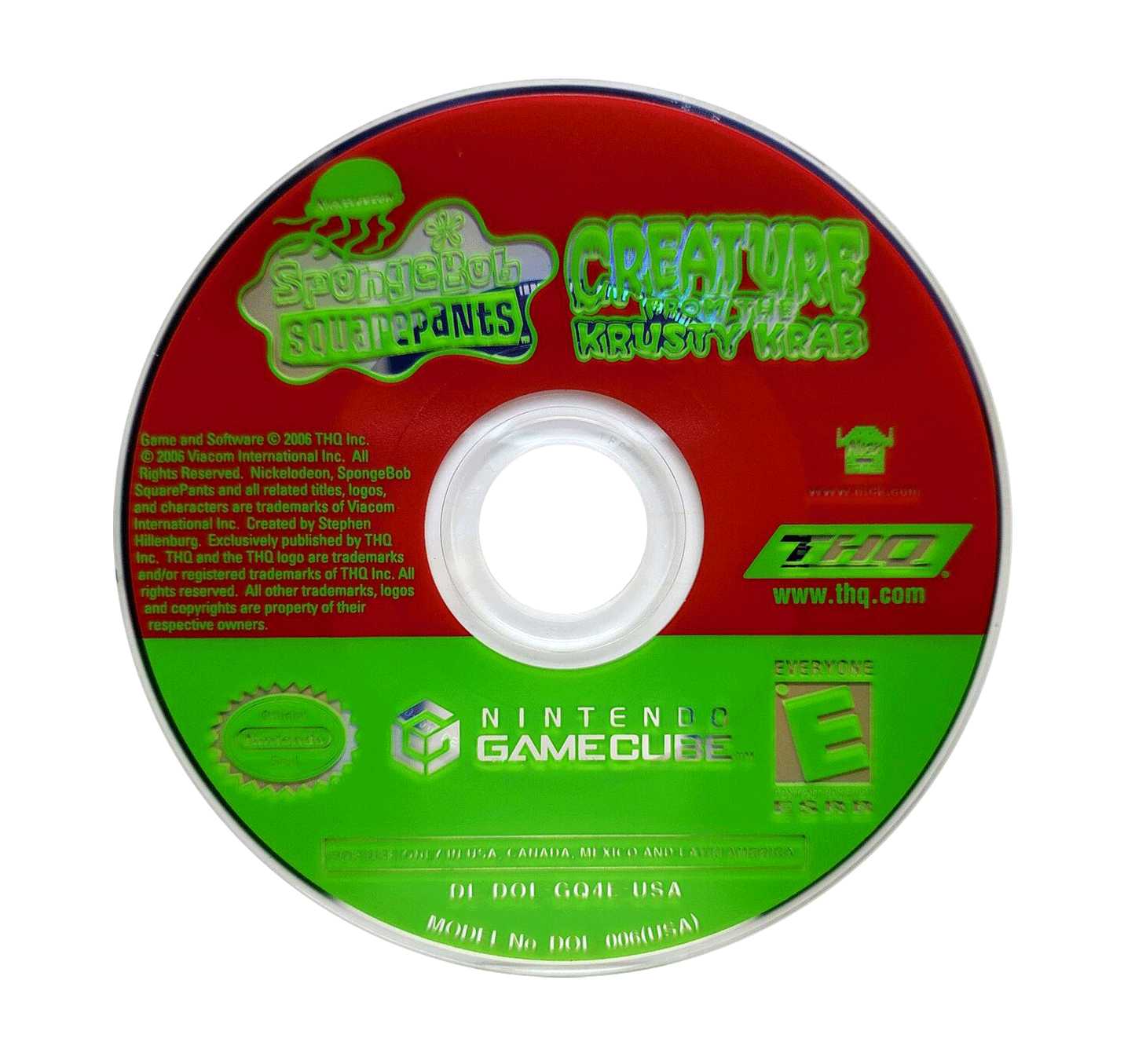 Spongebob Squarepants: Creature from the Krusty Krab (disc)