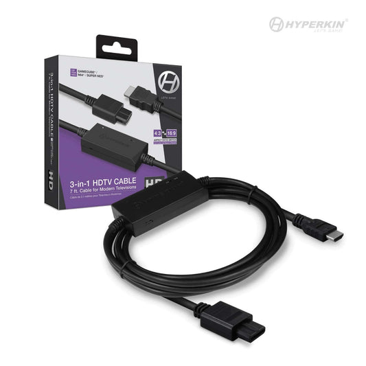 HDTV Cable for GameCube®/ N64®/ SNES® (3-in-1)