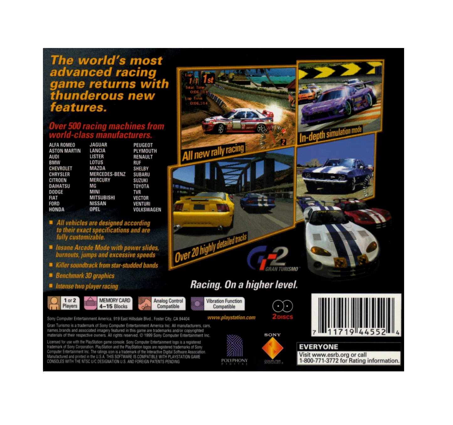 Gran Turismo 2 (cib)