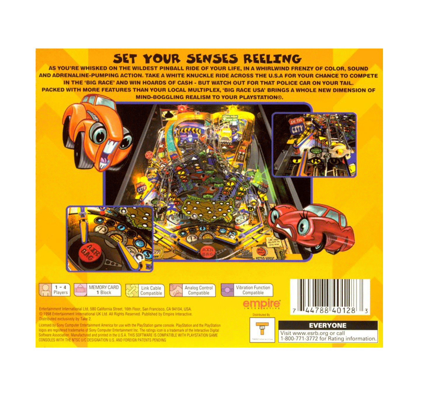 Pro Pinball: Big Race USA (cib)