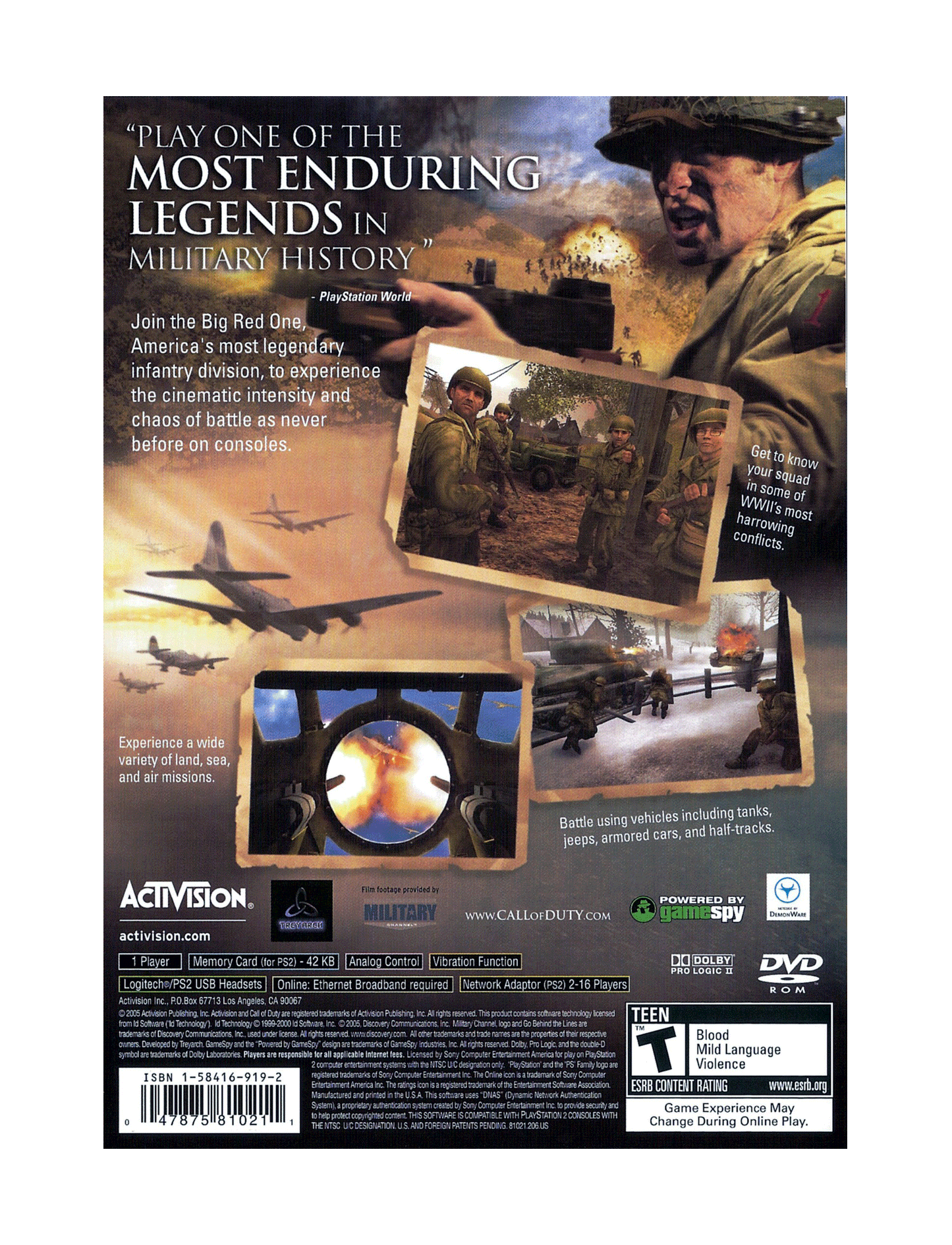 Call of Duty 2: Big Red One (cib)