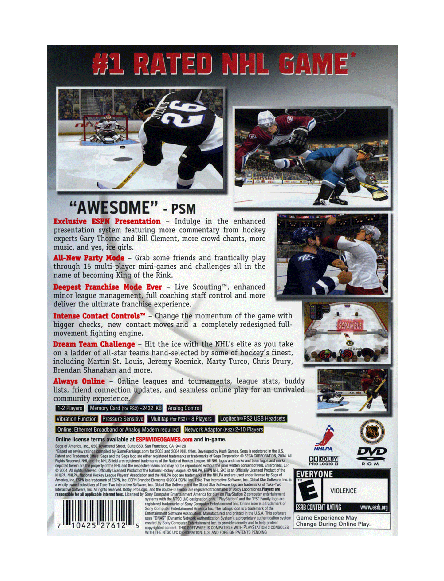 ESPN NHL 2K5 (cib)