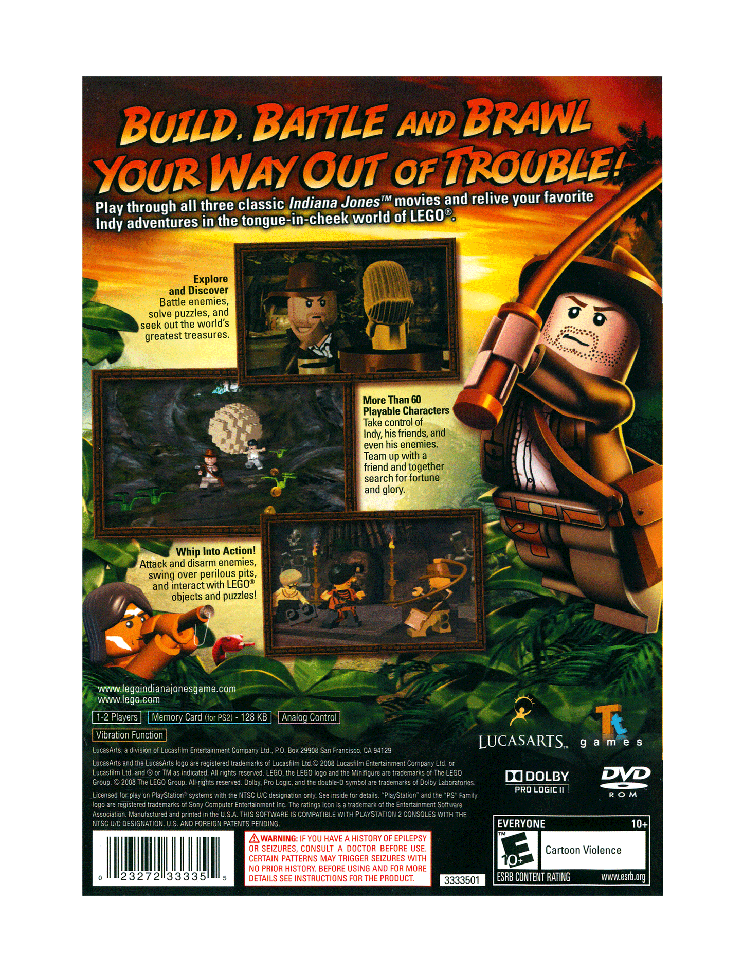 Lego Indiana Jones the Original Adventures (cib)