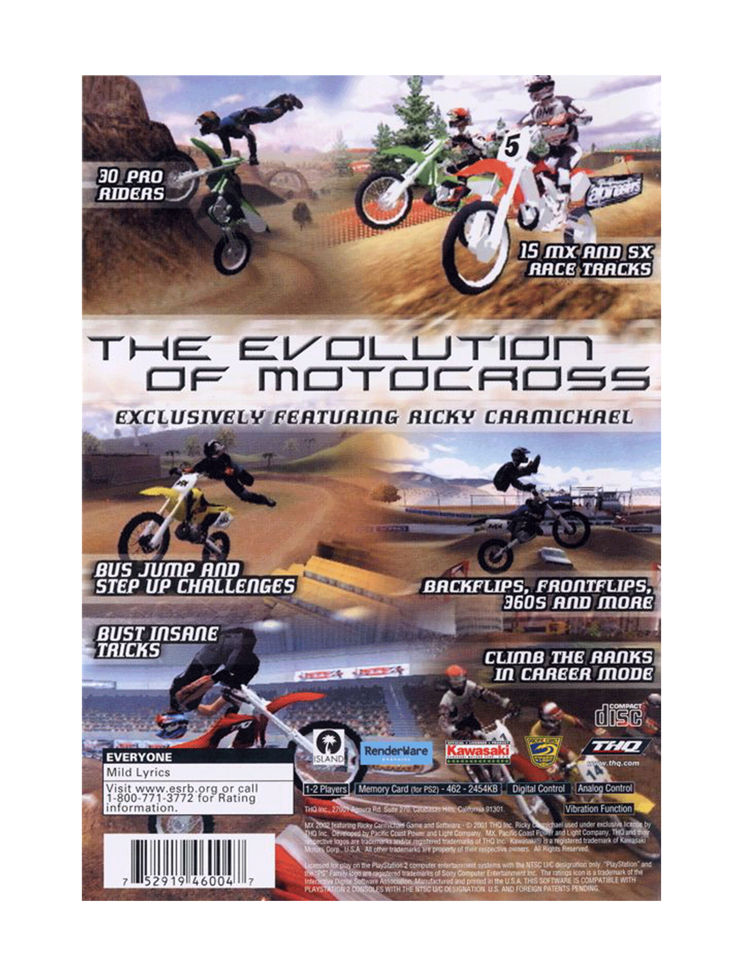 MX 2002 featuring Ricky Carmichael (cib)