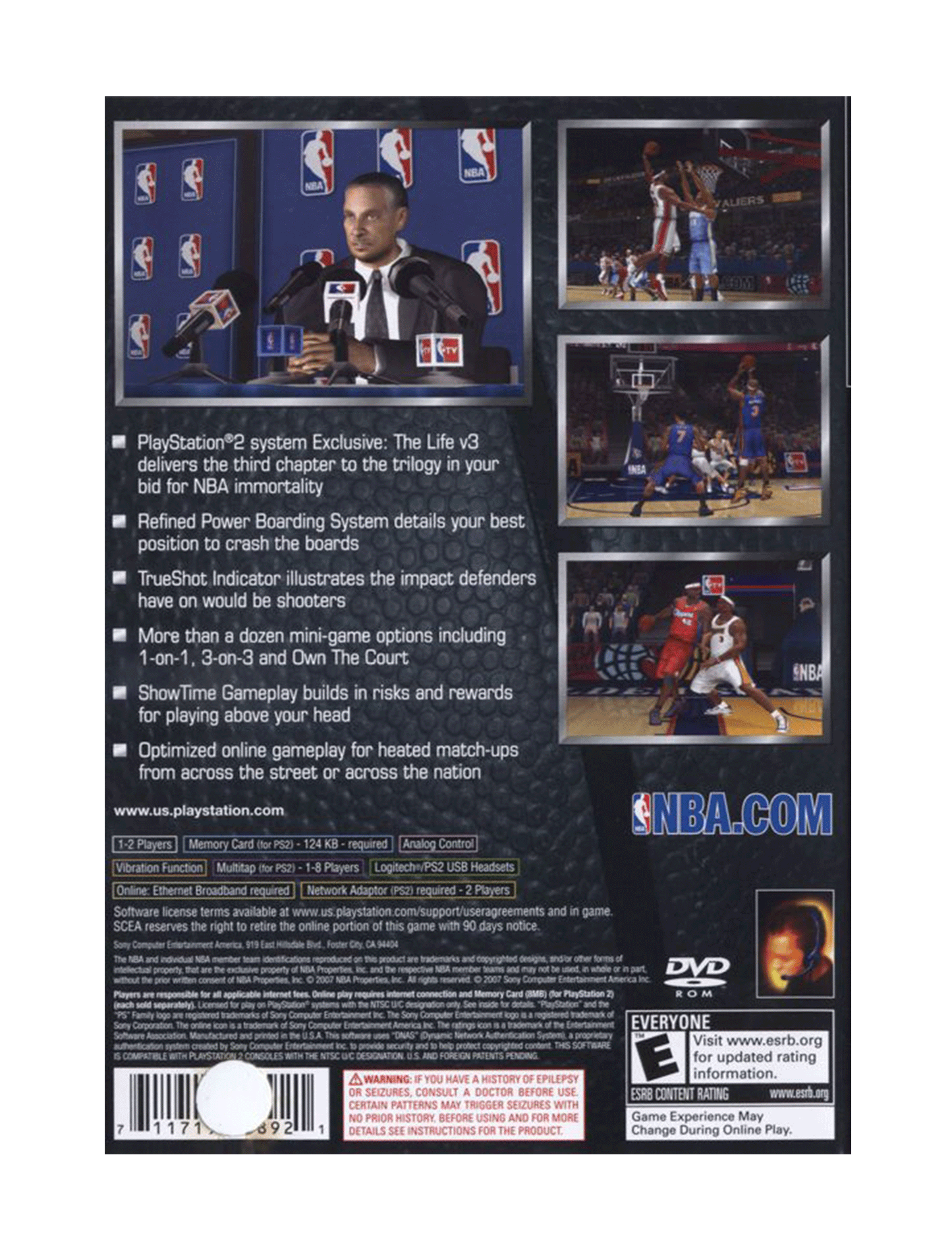 NBA 08 featuring The Life v3 (cib)