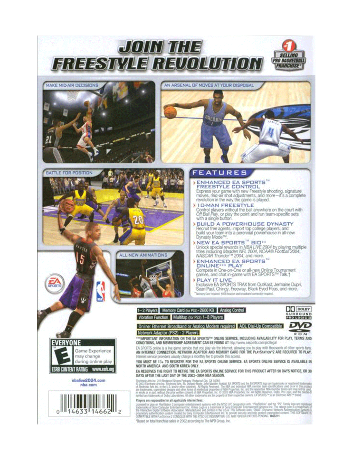 EA Sports NBA Live 2004 (cib)