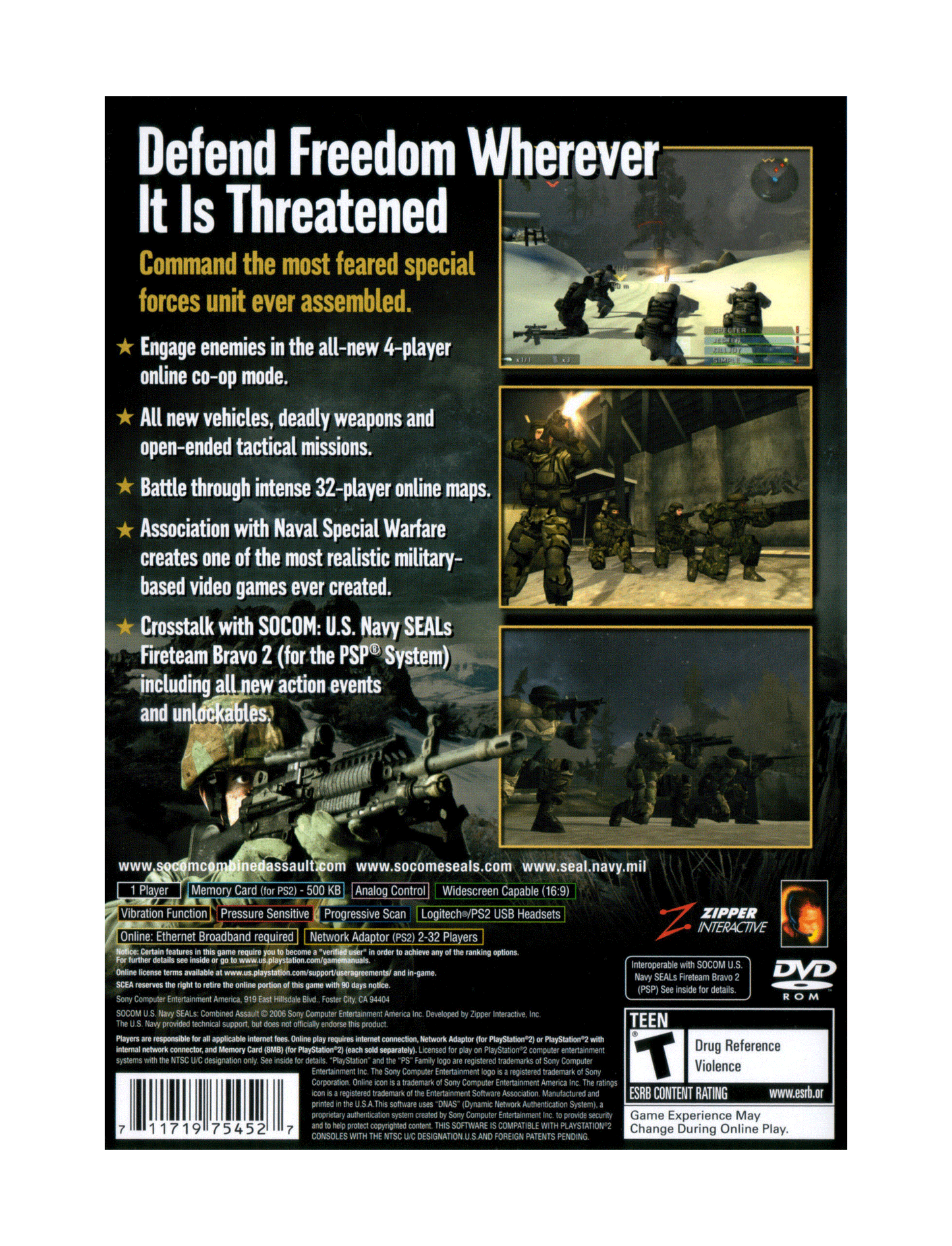 Socom U.S. Navy Seals: Combined Assault (cib)