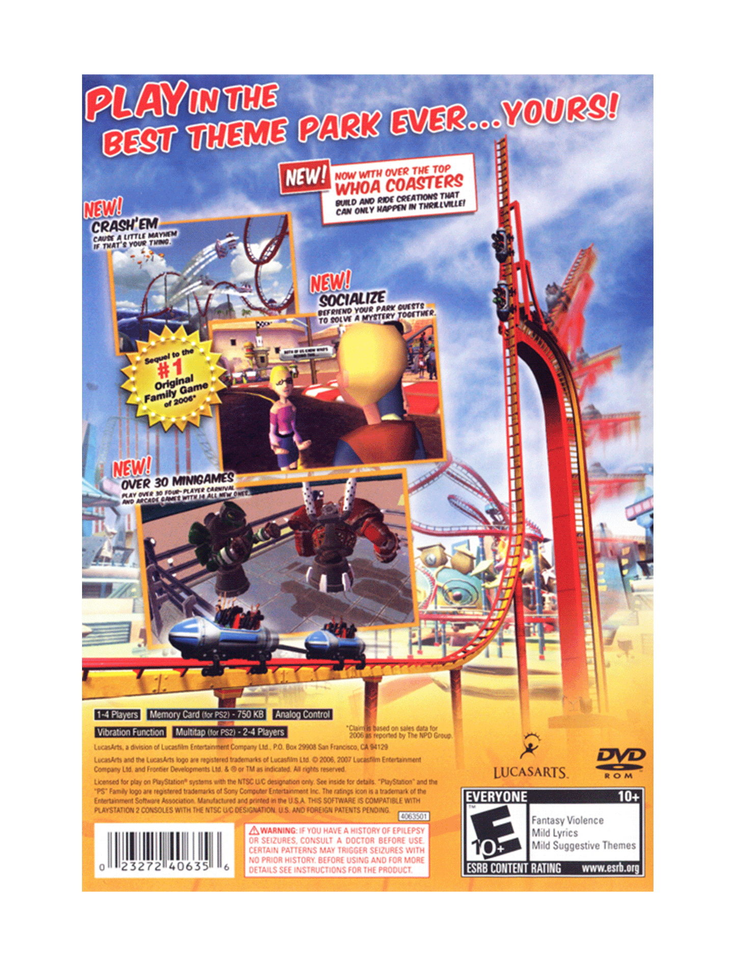 Thrillville Off the Rails (cib)