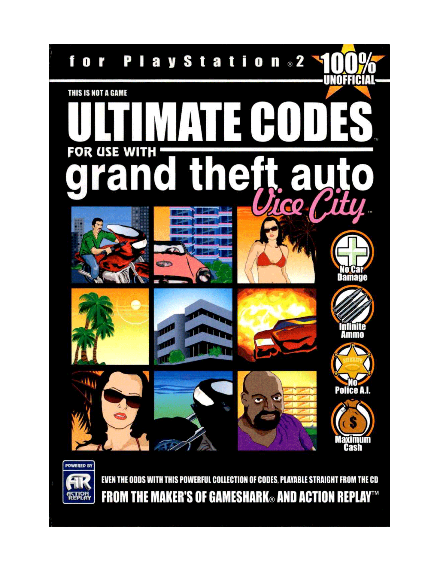 Ultimate Codes for use with Grand Theft Auto Vice City (cib)