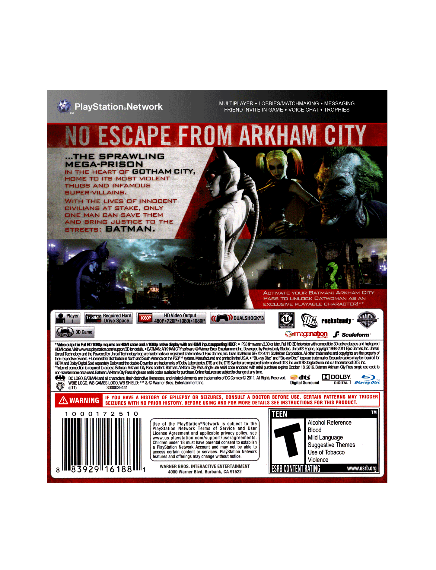 Batman: Arkham City (cib)