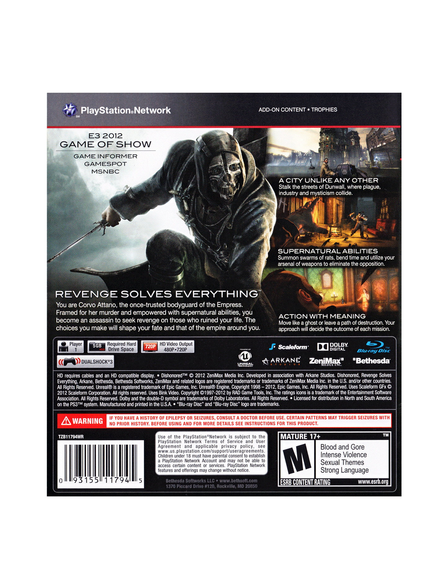 Dishonored (cib)