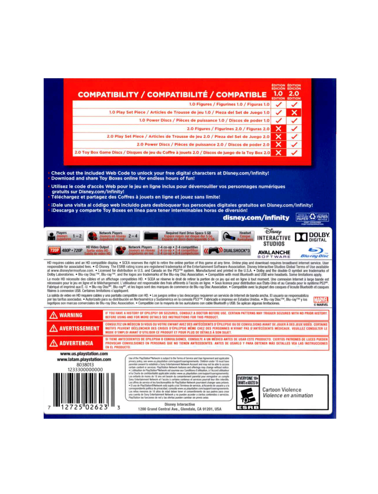 Disney Infinity 2.0 Edition (cib)