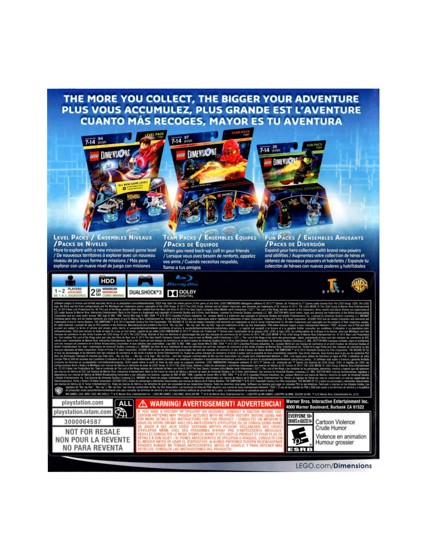 Lego Dimensions (cib)