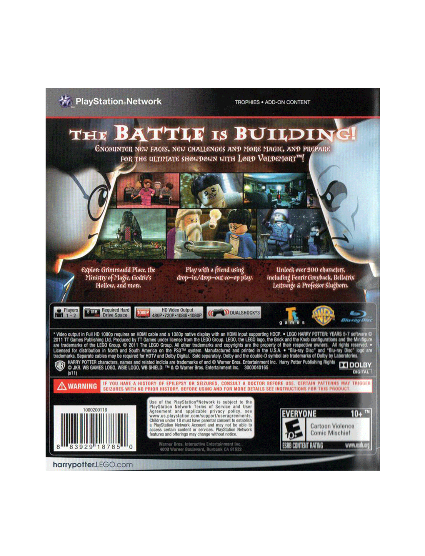 Lego Harry Potter Years 5-7 (cib)