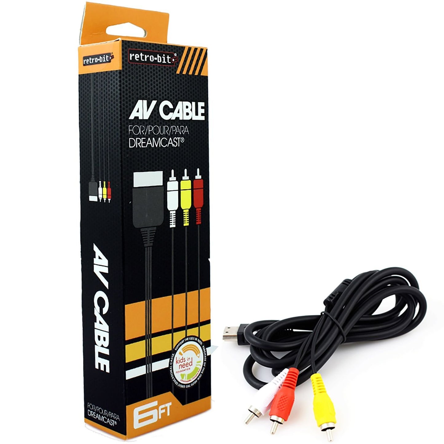 AV Cable for Sega Dreamcast® (Gold Plated)