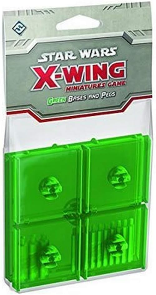 Star Wars X-Wing Green Bases and Pegs