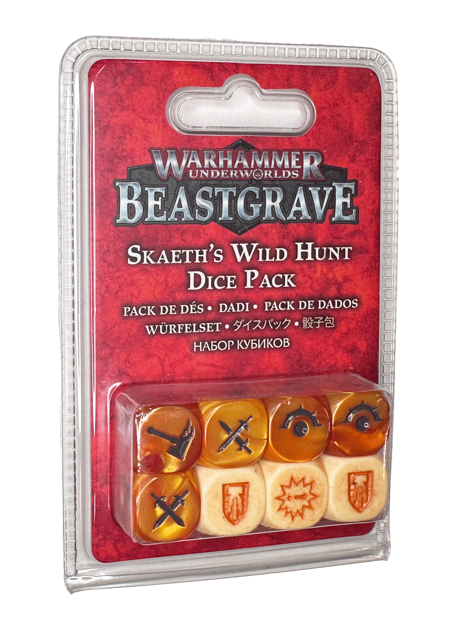 Warhammer Underworlds: Beastgrave - Skaeth's Wild Hunt Dice Pack (8 dice) (Copy)