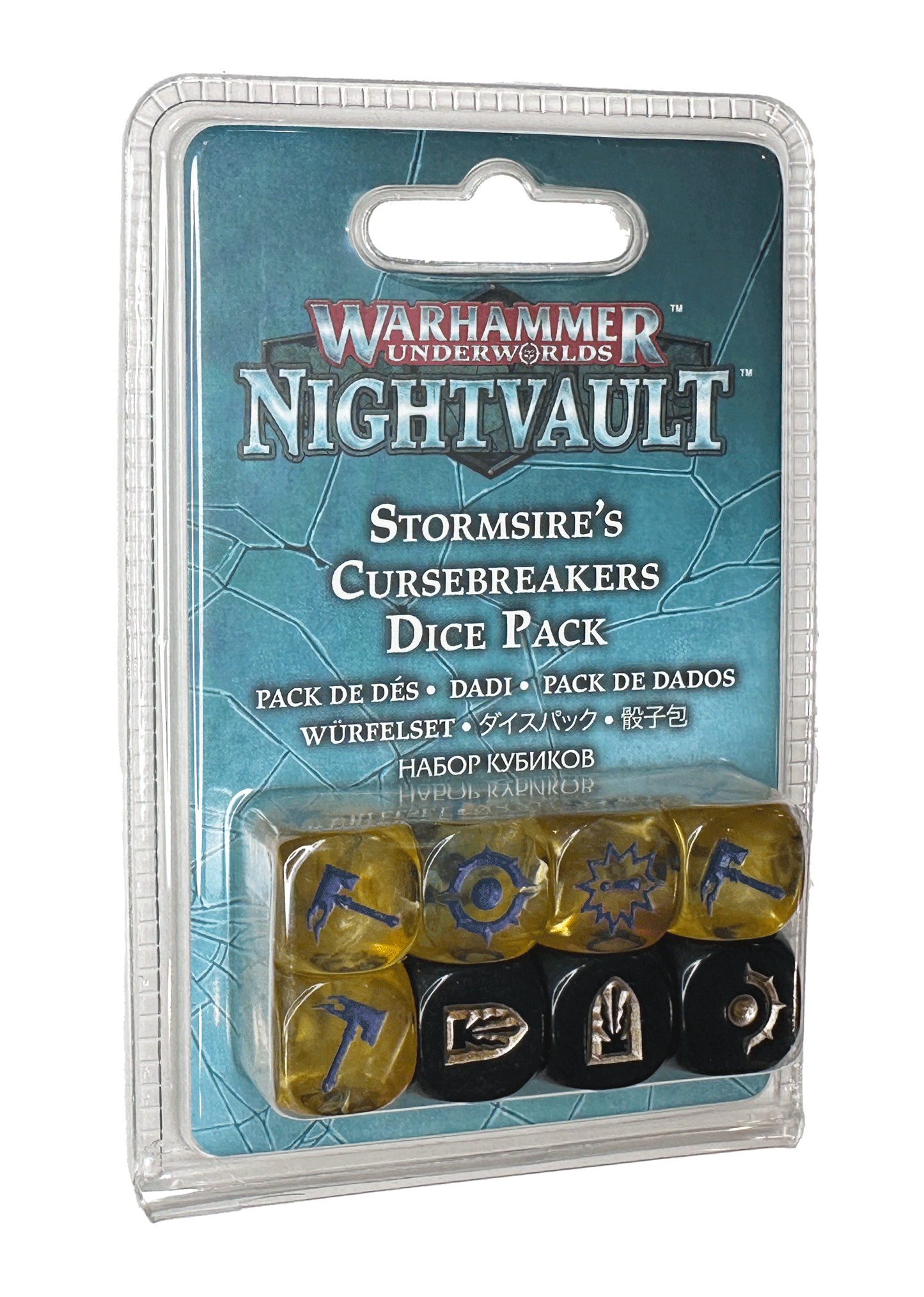 Warhammer Underworlds: Nightvault - Stormsire's Cursebreakers Dice Pack (8 dice)