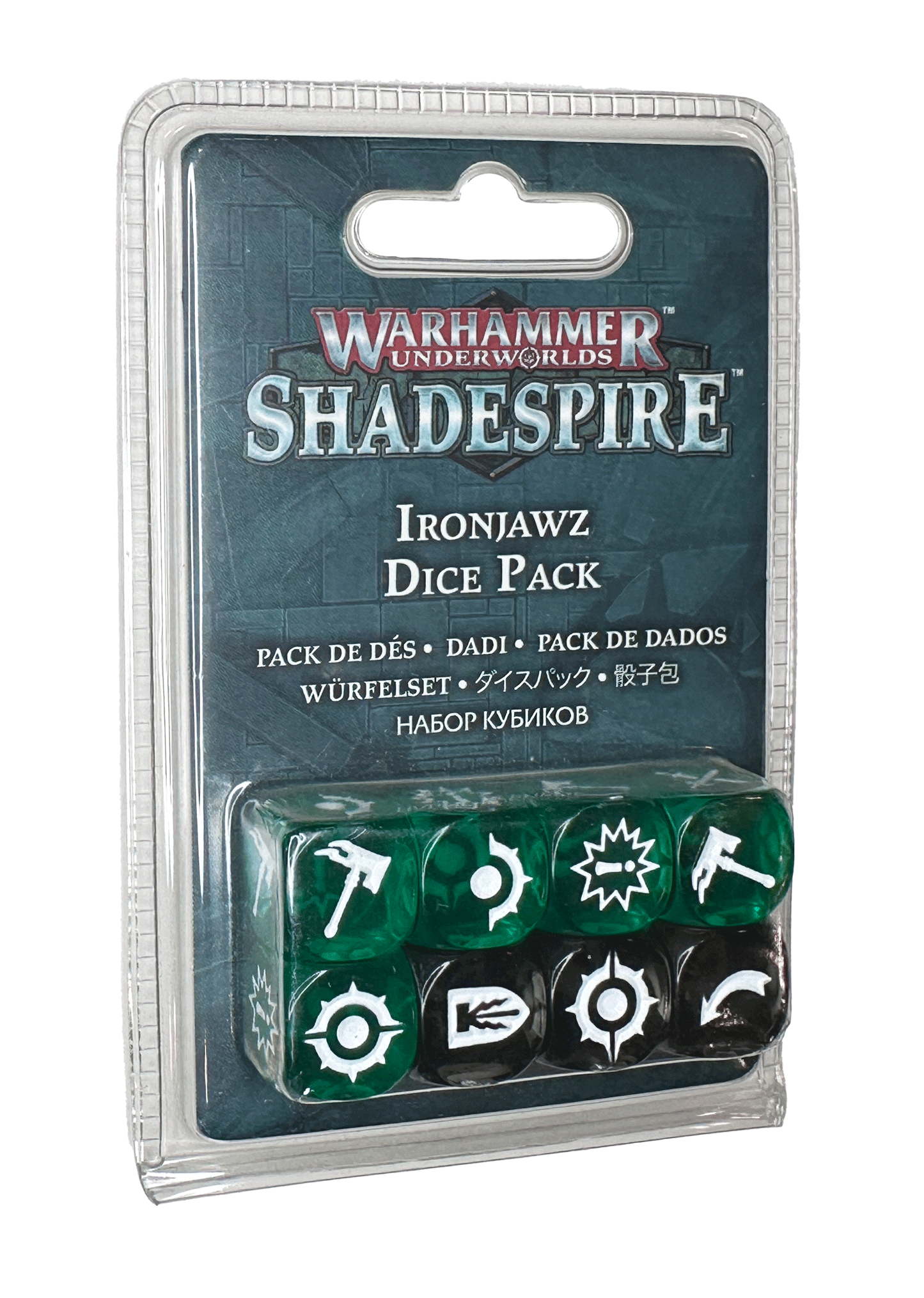 Warhammer Underworlds: Nightvault - Ironjawz Dice Pack (8 dice)