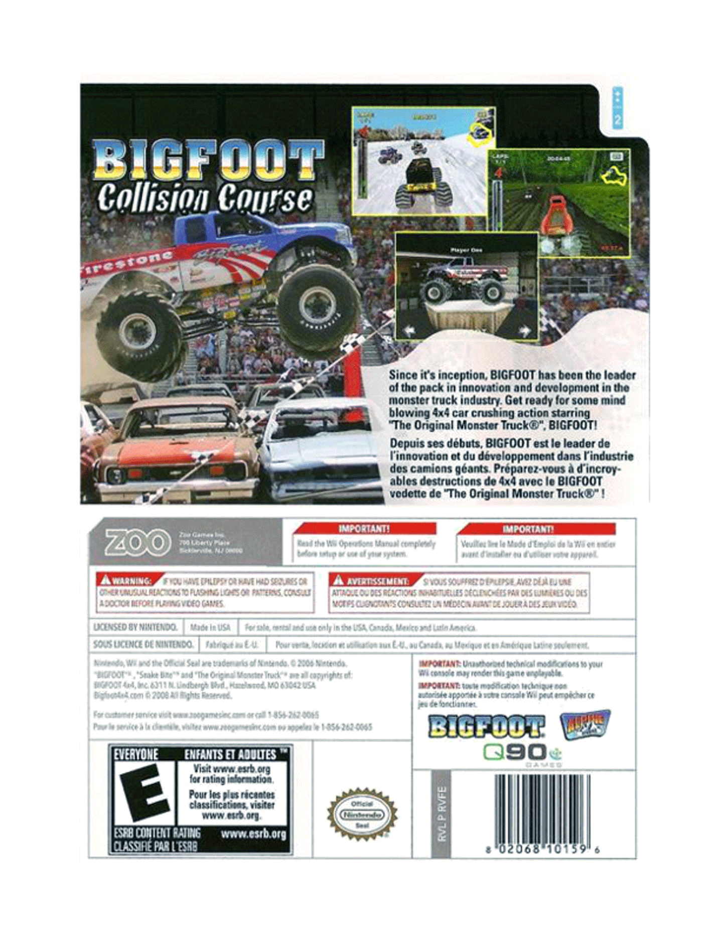 Bigfoot Collision Course (cib)