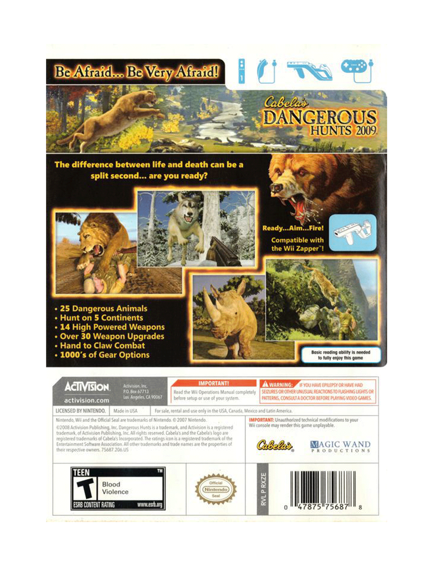 Cabela's Dangerous Hunts 2009 (cib)