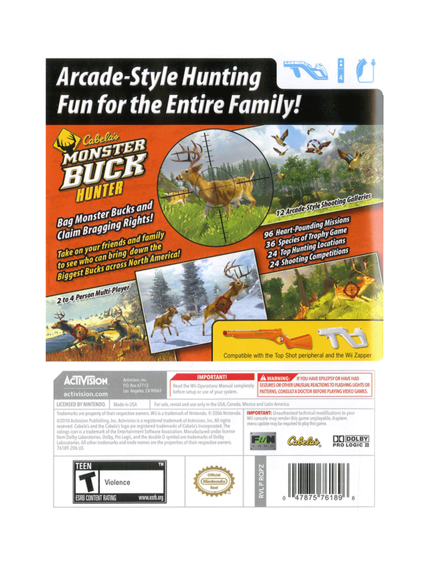 Cabela's Monster Buck Hunter (cib)