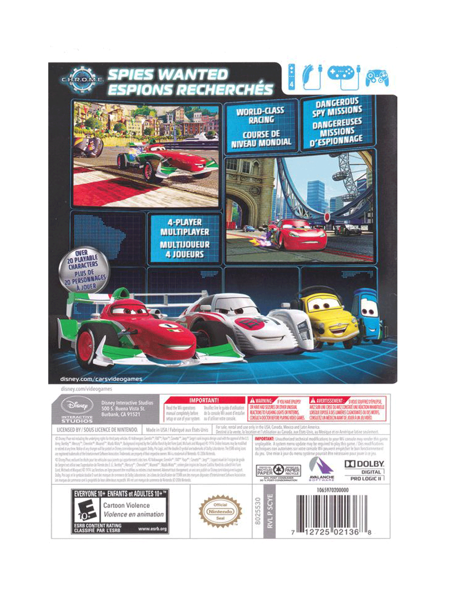 Disney Pixar Cars 2 (cib)