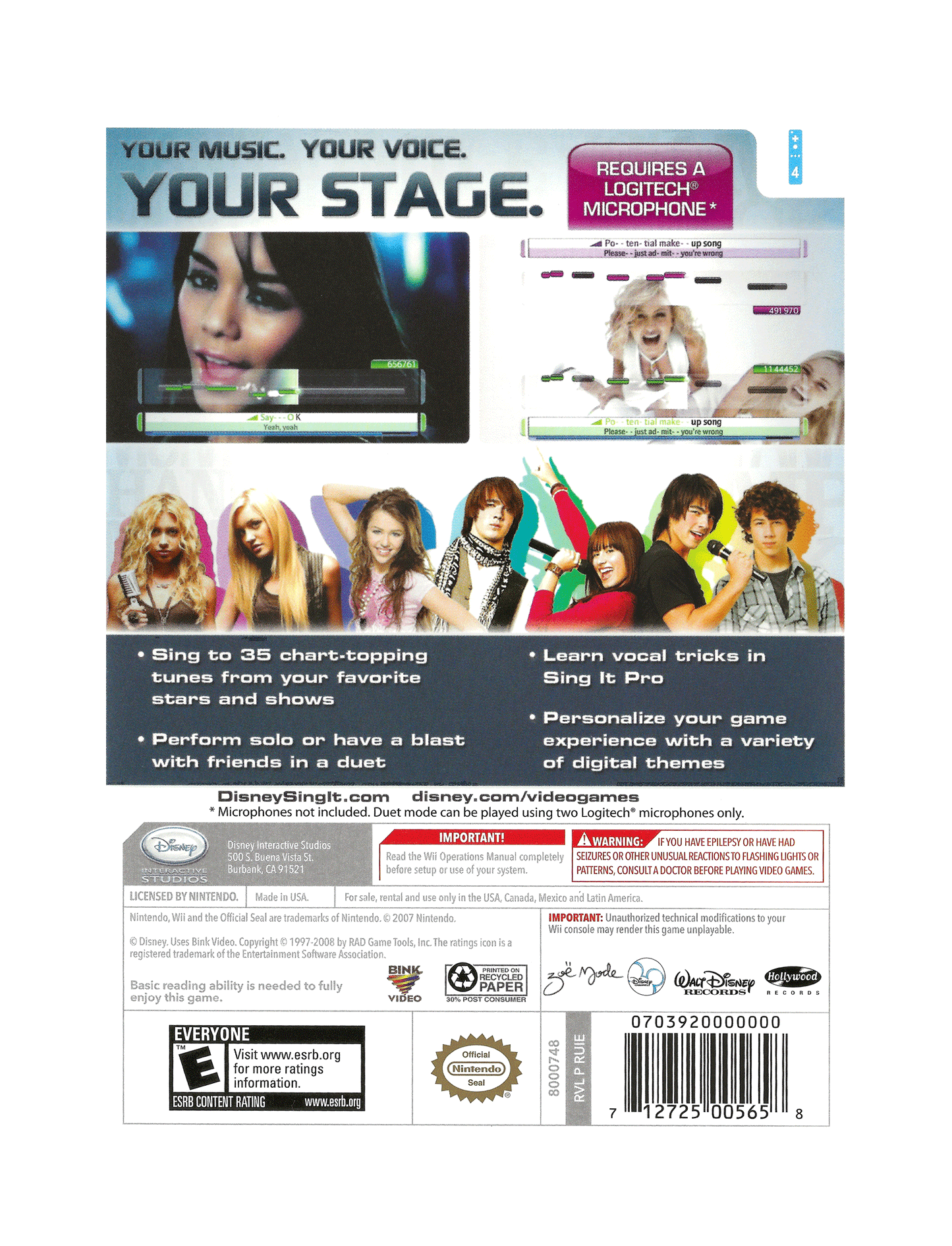 Disney Sing It (cib)