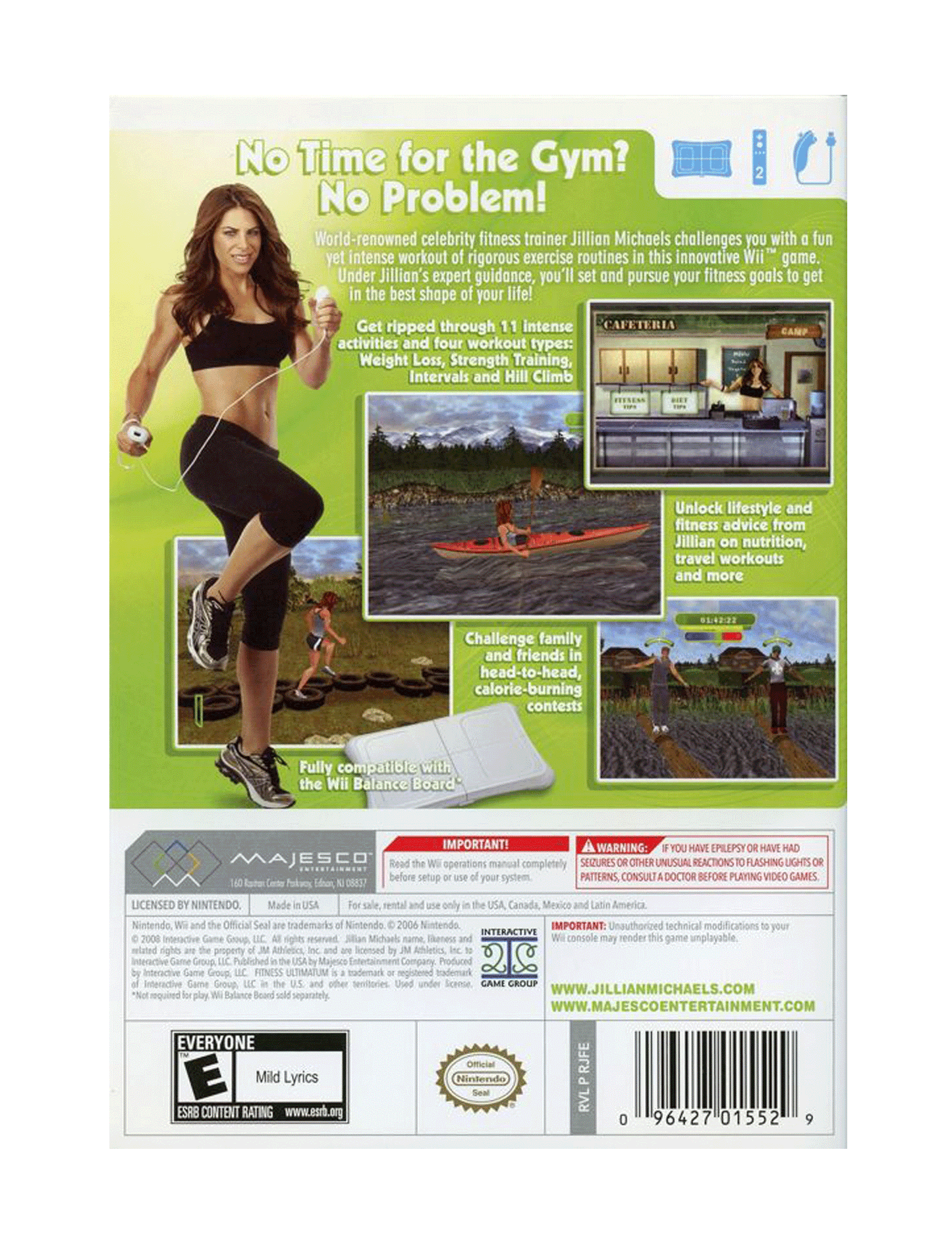 Jillian Michaels' Fitness Ultimatum '09 (cib)